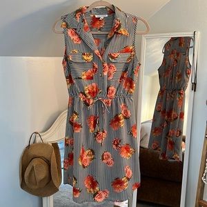 Sleeveless Floral Dress